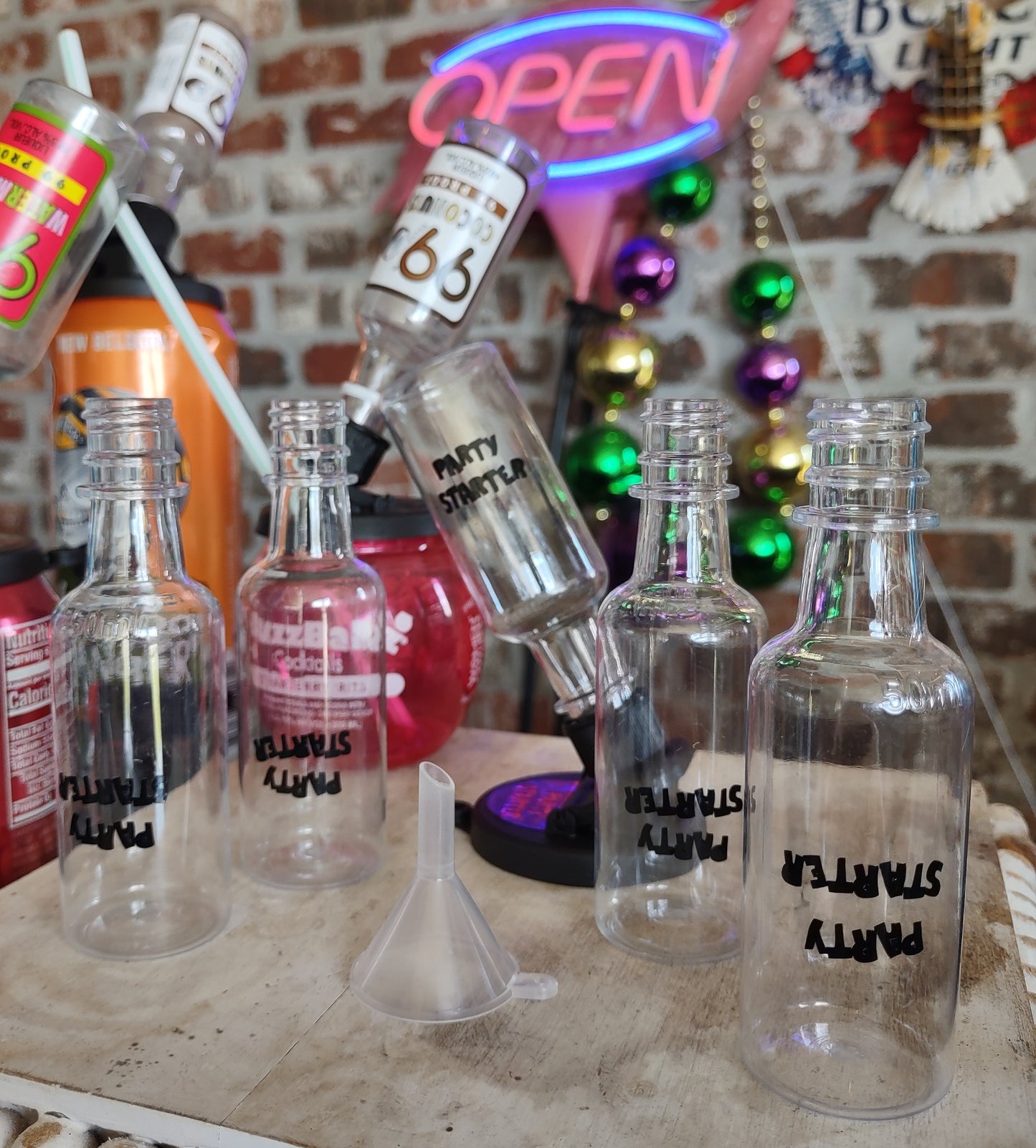 #5 Empty Mini Shot Bottle (5pk)